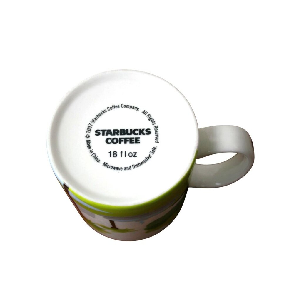 Starbucks San Francisco & San Diego Mug Set Scenic Parks Design Ceramic 18 Oz Se - Picture 8 of 14